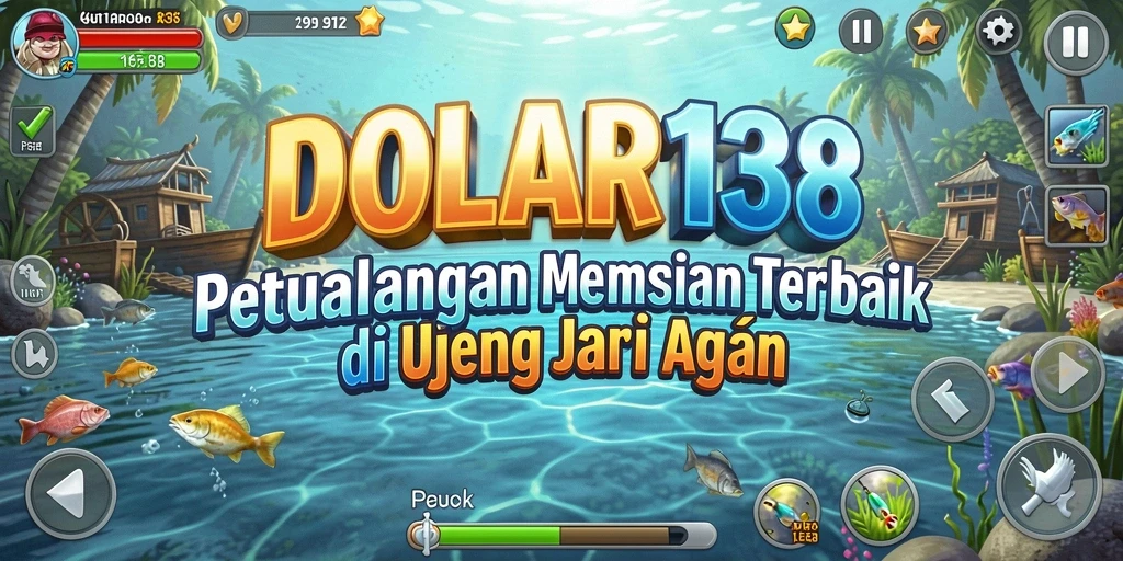 Screenshot gameplay DOLAR138 yang menunjukkan aksi memancing yang seru.