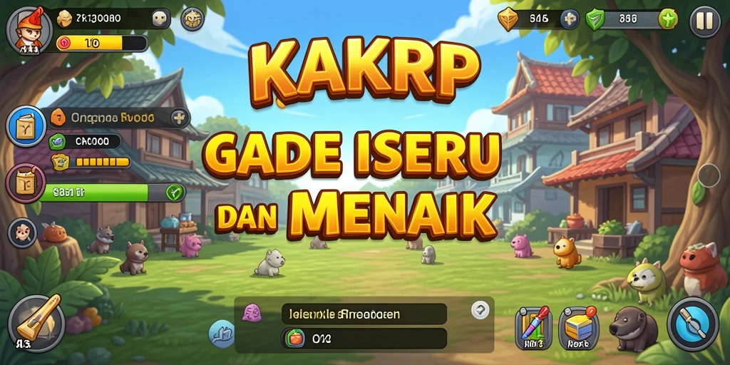 Screenshot gameplay KAKRP menampilkan aksi seru dalam pengelolaan karakter Idle.