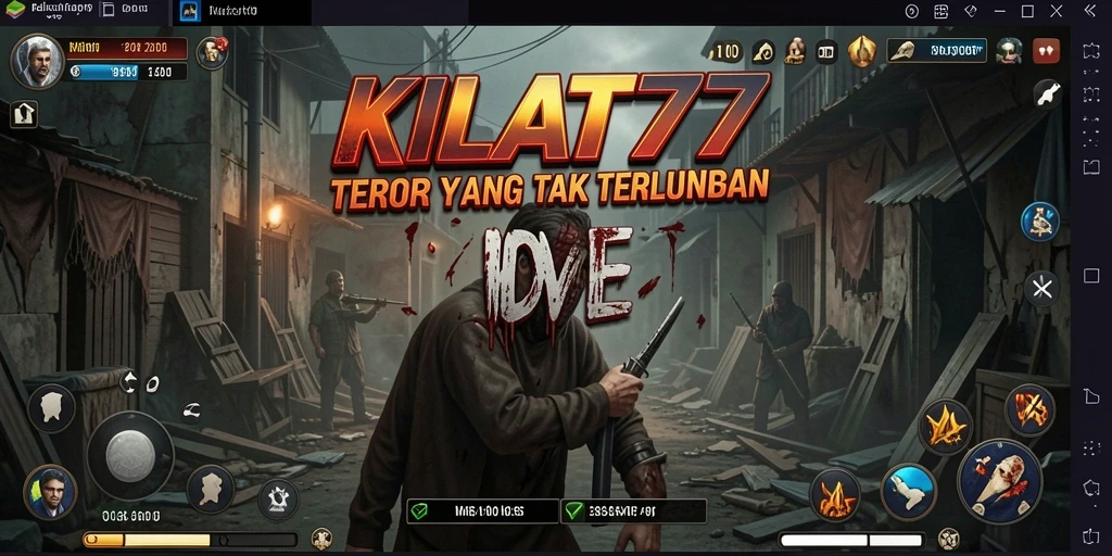 Gameplay KILAT77 yang menegangkan dan menyeramkan.