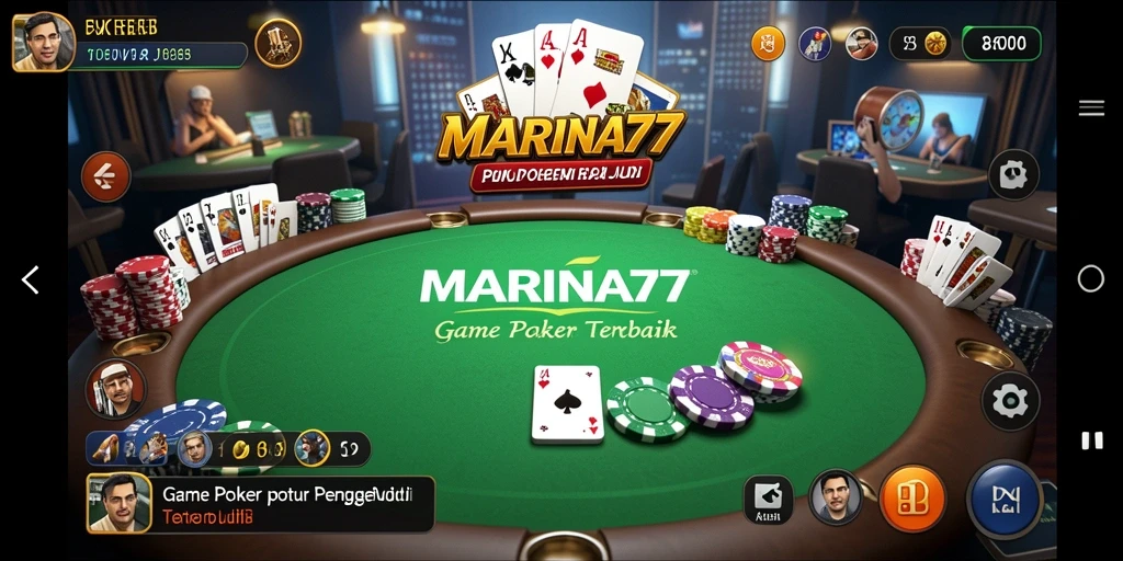 Tampilan gameplay seru dan menarik dalam MARINA77.