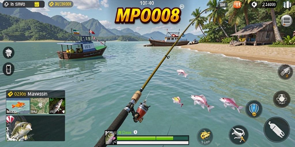 Gameplay MPO08 menunjukkan pengalaman memancing yang menegangkan dan realistis.