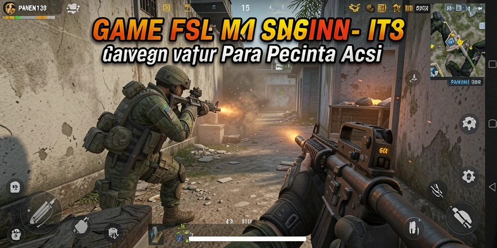 Gameplay mendebarkan dalam <strong>PANEN138</strong> menampilkan aksi tembak-menembak yang intens.