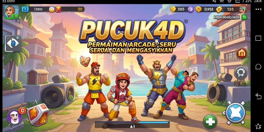 Tampilan gameplay seru di PUCUK4D dengan level menarik.