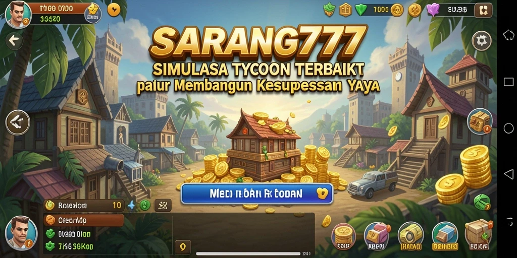 Screenshot menunjukkan momen seru dalam gameplay SARANG777 yang menantang.