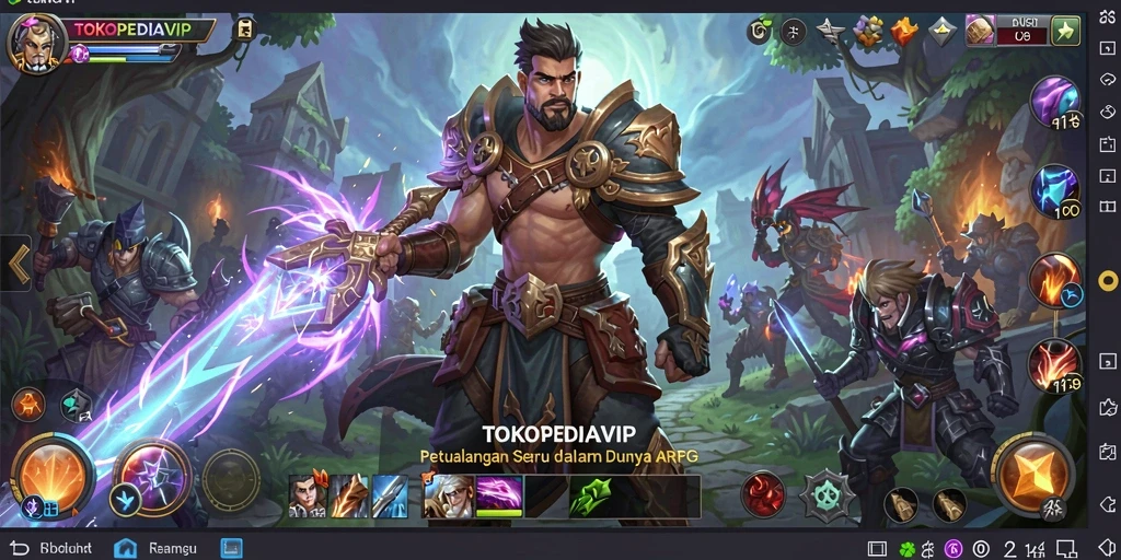 Gameplay seru dan menantang di dunia ARPG.